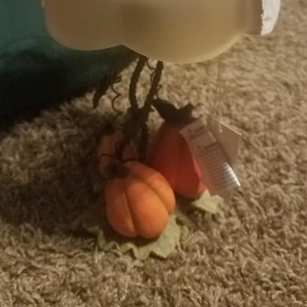Home Interiors pumpkin Vine candle holder lamp